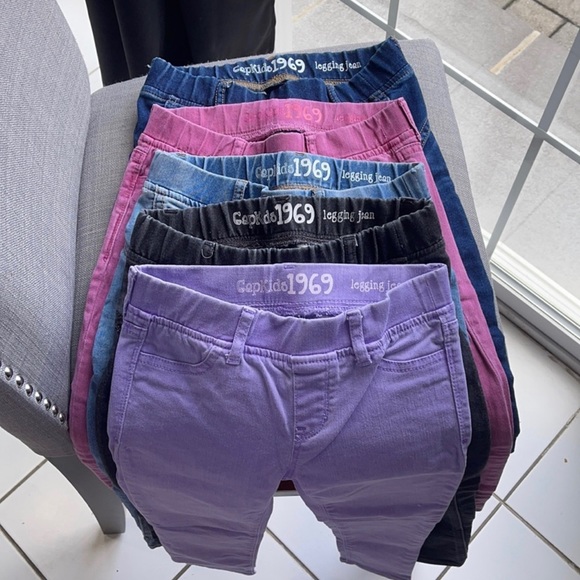 5 Gap kids Legging jeans for girls size 7 USED in great condition